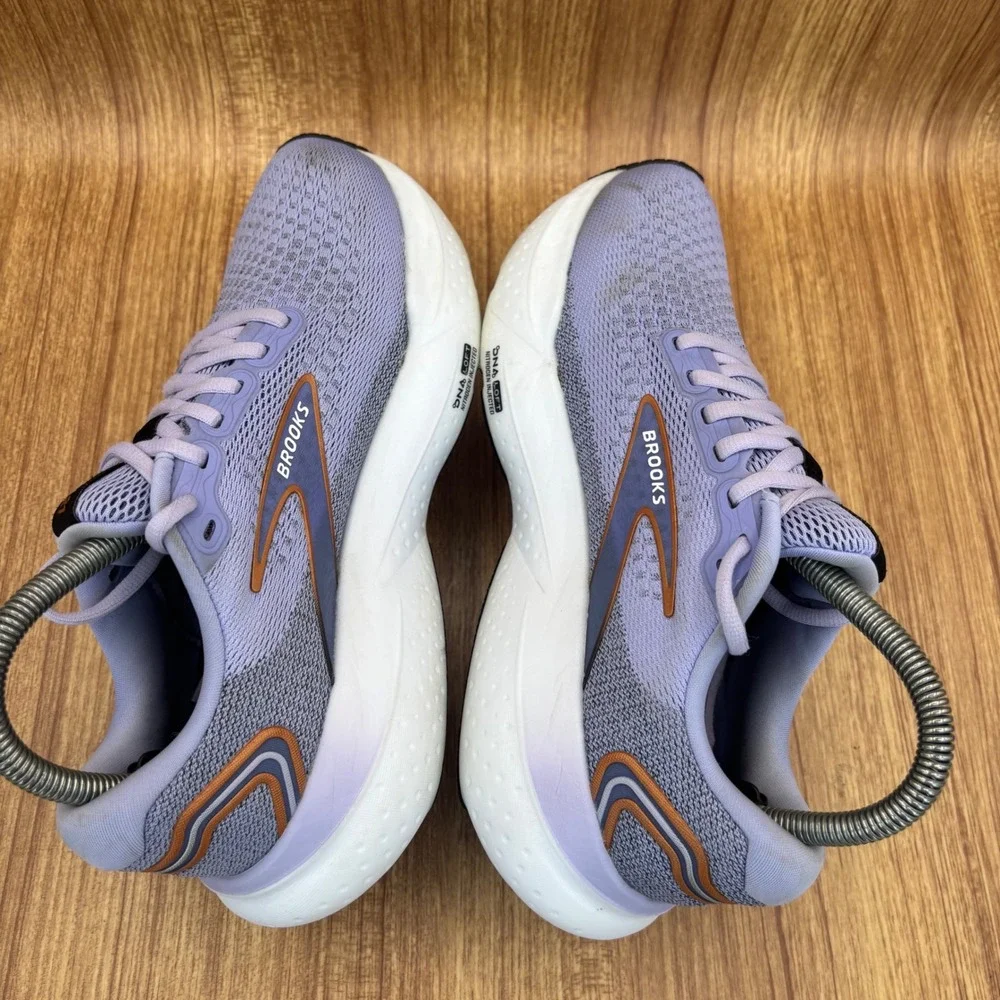 Brooks Glycerin 21 Running Shoes Womens 7.5 Purple Copper DNA LOFT 1204081B544